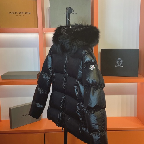 Replica Moncler Down Feather Coat Long Sleeved For Women #1256990 $210.00 USD for Wholesale