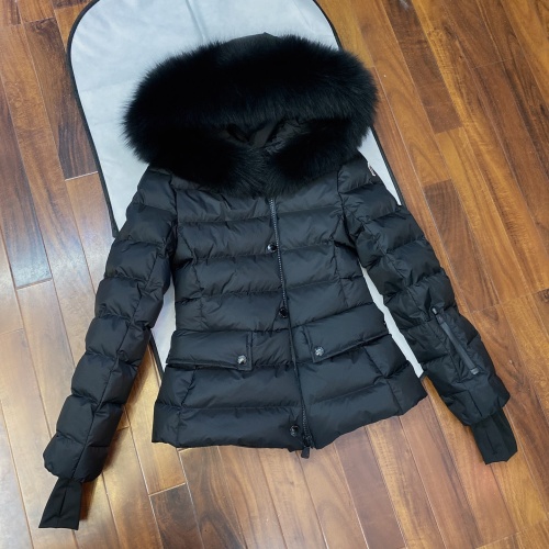 Moncler Down Feather Coat Long Sleeved For Women #1256993 $247.93 USD, Wholesale Replica Moncler Down Feather Coat