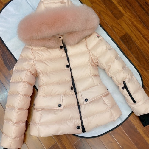 Moncler Down Feather Coat Long Sleeved For Women #1256994 $247.93 USD, Wholesale Replica Moncler Down Feather Coat