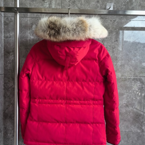 Replica Canada Goose Down Feather Coat Long Sleeved For Women #1256998 $170.00 USD for Wholesale