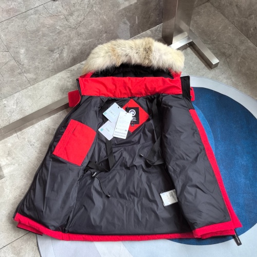 Replica Canada Goose Down Feather Coat Long Sleeved For Women #1256998 $170.00 USD for Wholesale