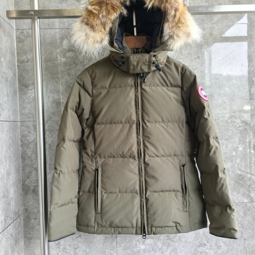 Canada Goose Down Feather Coat Long Sleeved For Women #1256999 $170.00 USD, Wholesale Replica Canada Goose Down Feather Coat