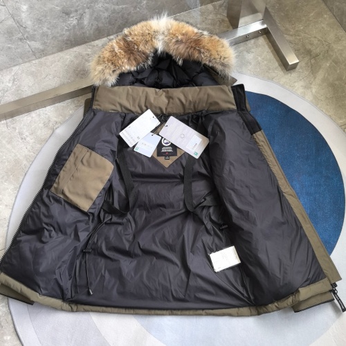 Replica Canada Goose Down Feather Coat Long Sleeved For Women #1256999 $170.00 USD for Wholesale