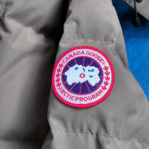 Replica Canada Goose Down Feather Coat Long Sleeved For Women #1256999 $170.00 USD for Wholesale