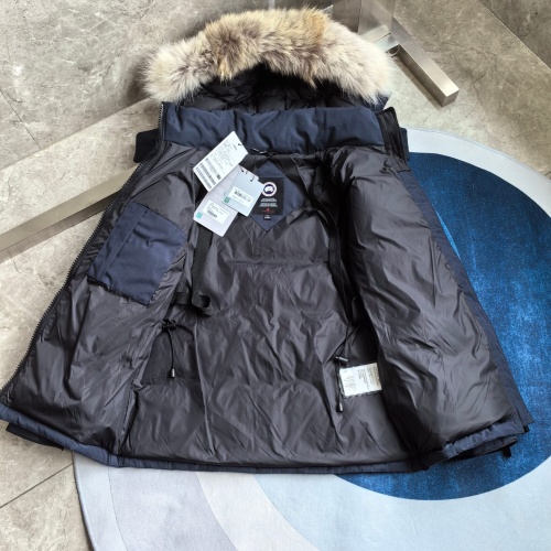 Replica Canada Goose Down Feather Coat Long Sleeved For Women #1257000 $170.00 USD for Wholesale