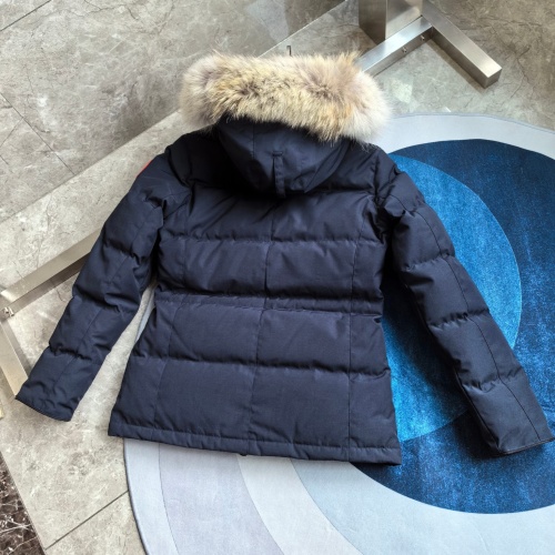 Replica Canada Goose Down Feather Coat Long Sleeved For Women #1257000 $170.00 USD for Wholesale