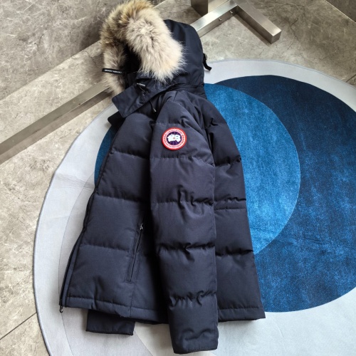 Replica Canada Goose Down Feather Coat Long Sleeved For Women #1257000 $170.00 USD for Wholesale