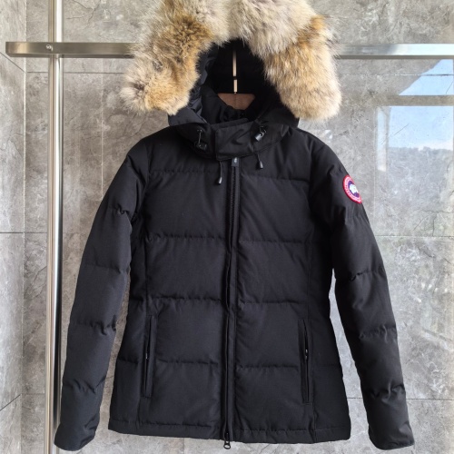 Canada Goose Down Feather Coat Long Sleeved For Women #1257001 $170.00 USD, Wholesale Replica Canada Goose Down Feather Coat