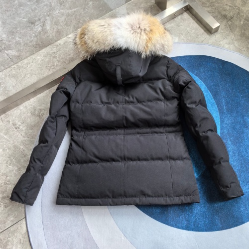 Replica Canada Goose Down Feather Coat Long Sleeved For Women #1257001 $170.00 USD for Wholesale