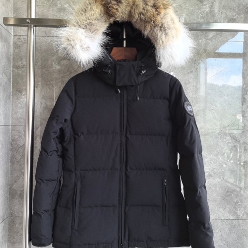 Canada Goose Down Feather Coat Long Sleeved For Women #1257002 $170.00 USD, Wholesale Replica Canada Goose Down Feather Coat