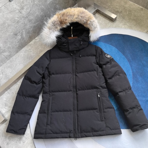 Replica Canada Goose Down Feather Coat Long Sleeved For Women #1257002 $170.00 USD for Wholesale