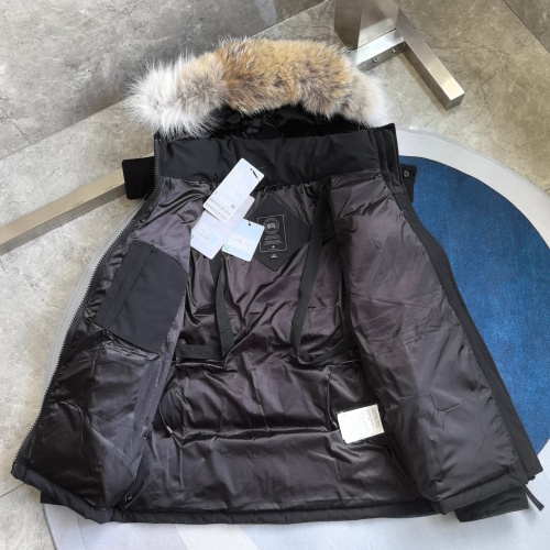 Replica Canada Goose Down Feather Coat Long Sleeved For Women #1257002 $170.00 USD for Wholesale