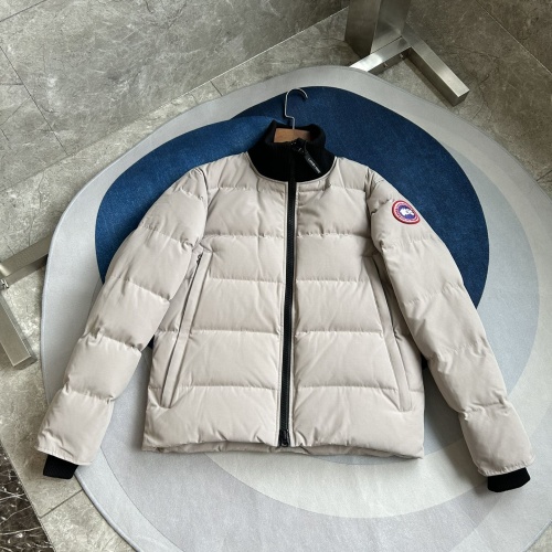 Canada Goose Down Feather Coat Long Sleeved For Men #1257003 $170.00 USD, Wholesale Replica Canada Goose Down Feather Coat