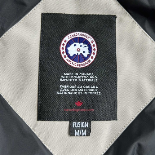 Replica Canada Goose Down Feather Coat Long Sleeved For Men #1257003 $170.00 USD for Wholesale