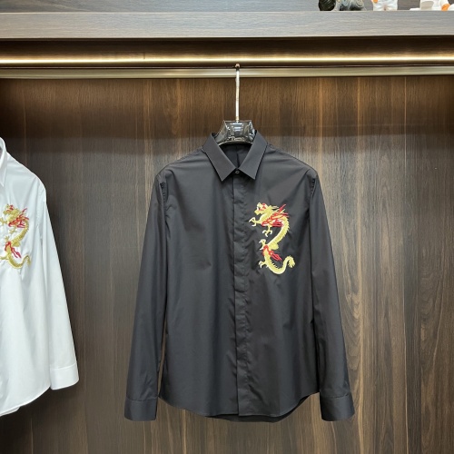 Dolce &amp; Gabbana D&amp;G Shirts Long Sleeved For Men #1257011 $92.00 USD, Wholesale Replica Dolce &amp; Gabbana D&amp;G Shirts