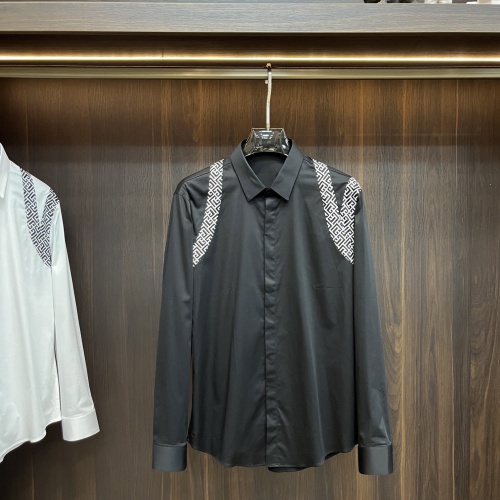 Givenchy Shirts Long Sleeved For Men #1257019 $92.00 USD, Wholesale Replica Givenchy Shirts