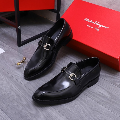 Salvatore Ferragamo Leather Shoes For Men #1257026 $82.00 USD, Wholesale Replica Salvatore Ferragamo Leather Shoes