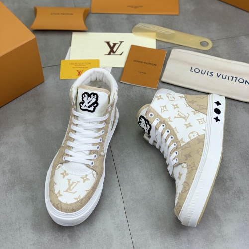 Louis Vuitton High Tops Shoes For Men #1257033 $155.00 USD, Wholesale Replica Louis Vuitton High Tops Shoes