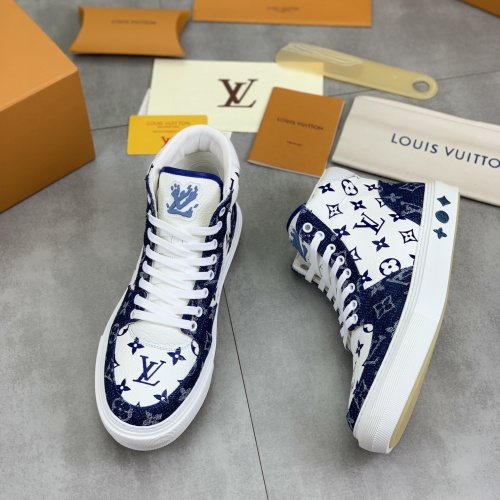 Louis Vuitton High Tops Shoes For Men #1257035 $155.00 USD, Wholesale Replica Louis Vuitton High Tops Shoes