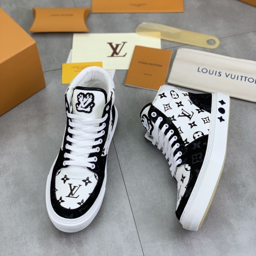 Louis Vuitton High Tops Shoes For Men #1257036 $155.00 USD, Wholesale Replica Louis Vuitton High Tops Shoes