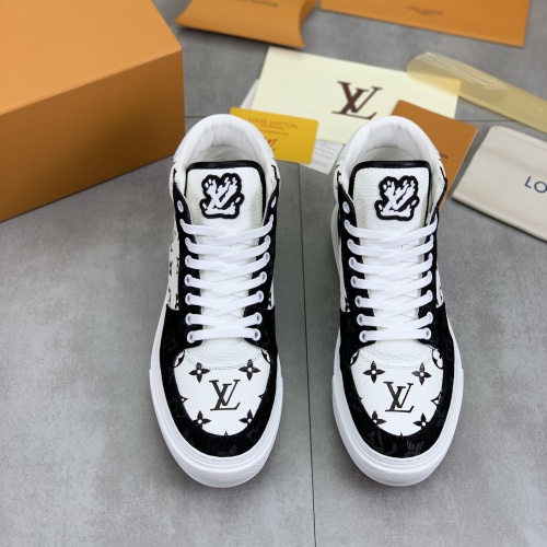 Replica Louis Vuitton High Tops Shoes For Men #1257036 $155.00 USD for Wholesale