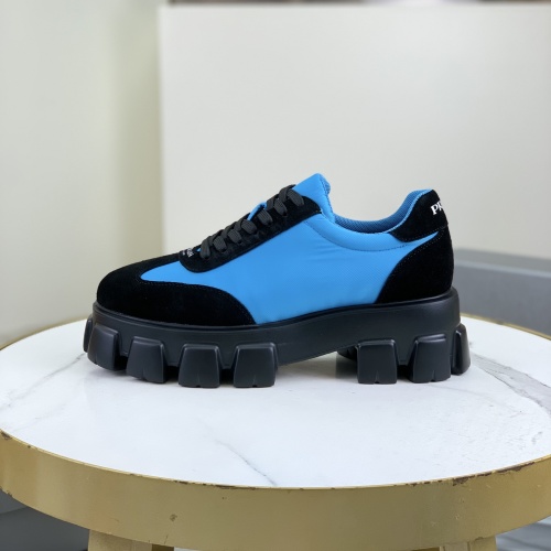 Replica Prada Casual Shoes For Men #1257076 $98.00 USD for Wholesale