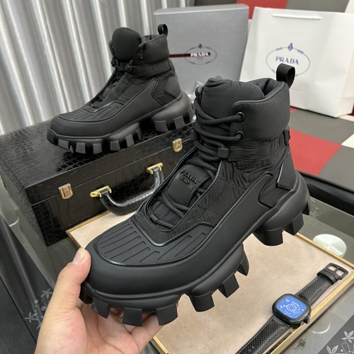 Prada Boots For Men #1257086 $100.00 USD, Wholesale Replica Prada Boots