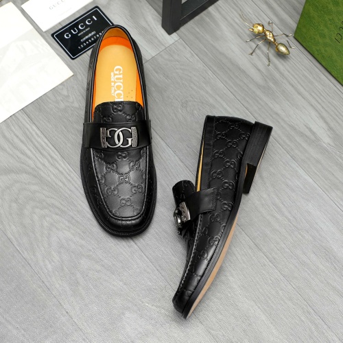 Replica Gucci Oxfords Shoes For Men #1257088 $88.00 USD for Wholesale