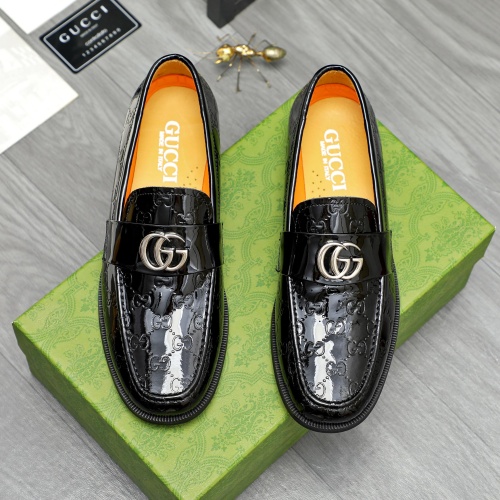 Replica Gucci Oxfords Shoes For Men #1257089 $88.00 USD for Wholesale