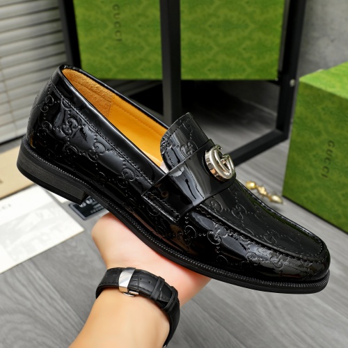 Replica Gucci Oxfords Shoes For Men #1257089 $88.00 USD for Wholesale