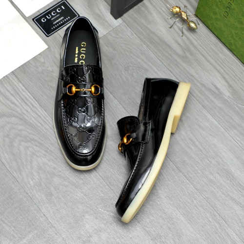 Replica Gucci Oxfords Shoes For Men #1257106 $96.00 USD for Wholesale