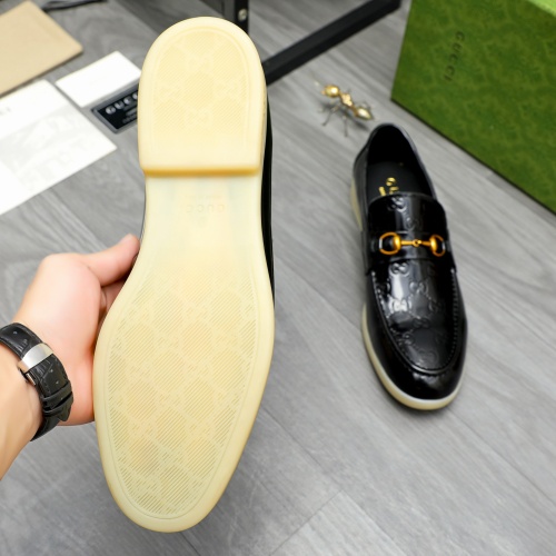 Replica Gucci Oxfords Shoes For Men #1257106 $96.00 USD for Wholesale