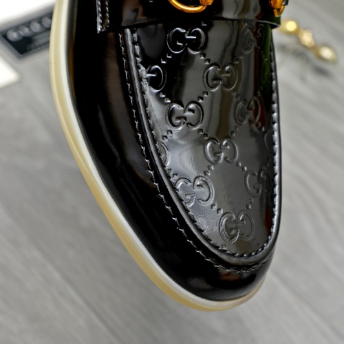 Replica Gucci Oxfords Shoes For Men #1257106 $96.00 USD for Wholesale