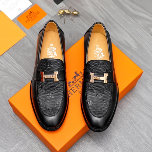 Hermes Leather Shoes For Men #1257113 $82.00 USD, Wholesale Replica Hermes Leather Shoes