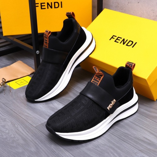 Fendi Casual Shoes For Men #1257146 $80.00 USD, Wholesale Replica Fendi Casual Shoes