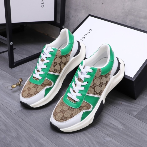 Replica Gucci Casual Shoes For Men #1257147 $82.00 USD for Wholesale