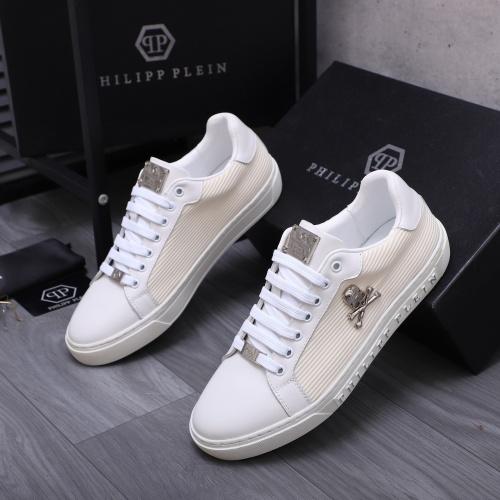 Replica Philipp Plein PP Casual Shoes For Men #1257155 $72.00 USD for Wholesale