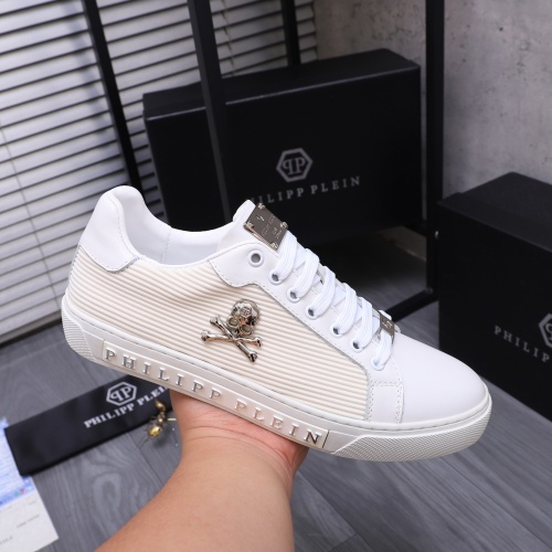 Replica Philipp Plein PP Casual Shoes For Men #1257155 $72.00 USD for Wholesale