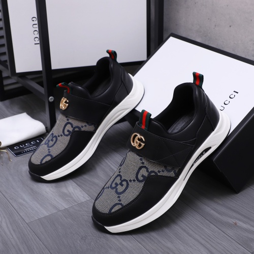 Replica Gucci Casual Shoes For Men #1257160 $76.00 USD for Wholesale