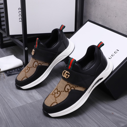 Replica Gucci Casual Shoes For Men #1257161 $76.00 USD for Wholesale