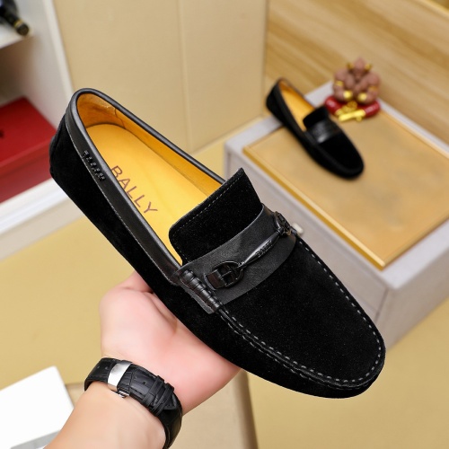 Replica Bally Leather Shoes For Men #1257165 $72.00 USD for Wholesale