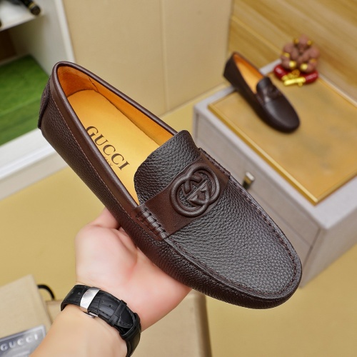 Replica Gucci Oxfords Shoes For Men #1257174 $68.00 USD for Wholesale