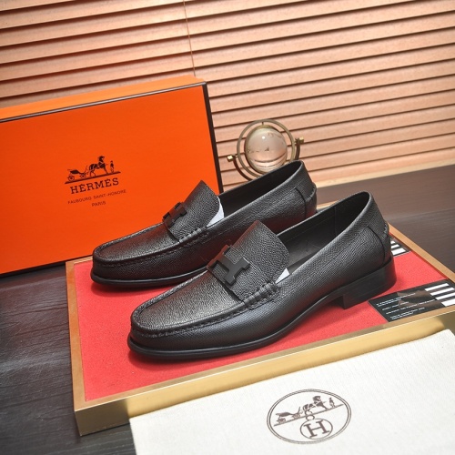 Hermes Leather Shoes For Men #1257210 $98.00 USD, Wholesale Replica Hermes Leather Shoes