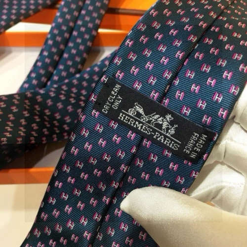 Replica Hermes Necktie For Men #1257300 $38.00 USD for Wholesale