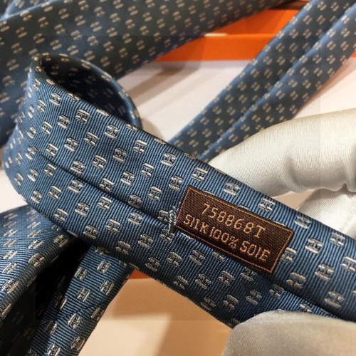 Replica Hermes Necktie For Men #1257305 $38.00 USD for Wholesale