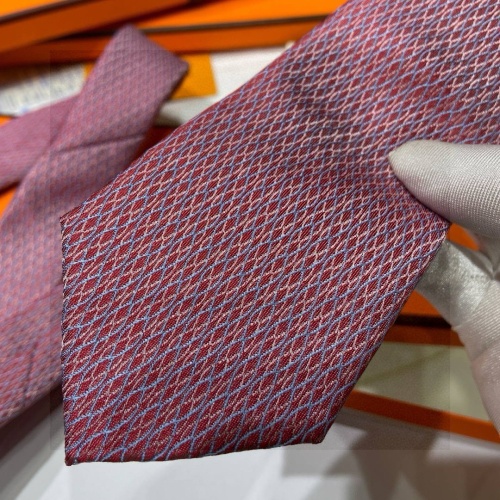 Replica Hermes Necktie For Men #1257306 $38.00 USD for Wholesale