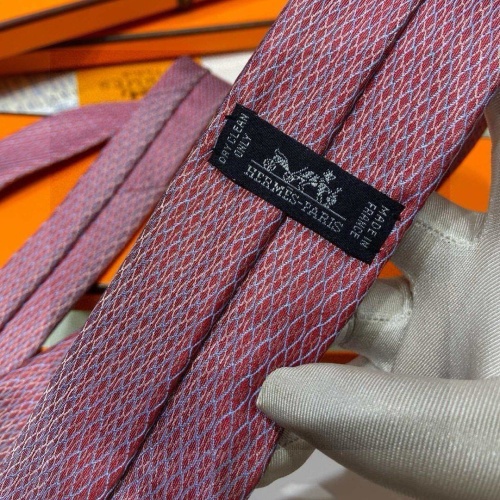 Replica Hermes Necktie For Men #1257306 $38.00 USD for Wholesale