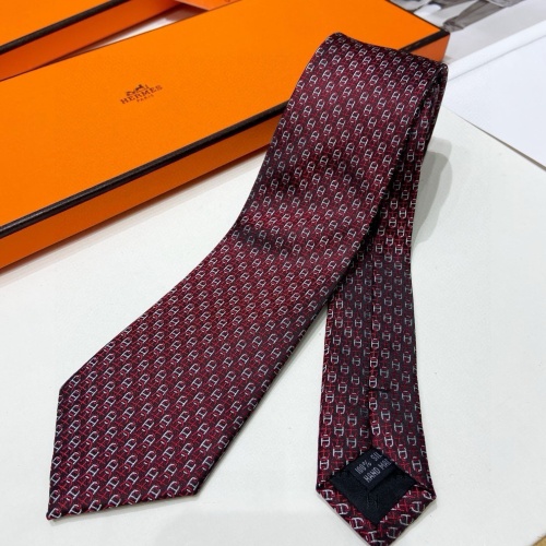 Replica Hermes Necktie For Men #1257310 $38.00 USD for Wholesale