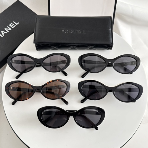 Replica Chanel AAA Quality Sunglasses #1257345 $45.00 USD for Wholesale