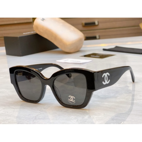 Chanel AAA Quality Sunglasses #1257350 $52.00 USD, Wholesale Replica Chanel AAA Quality Sunglasses